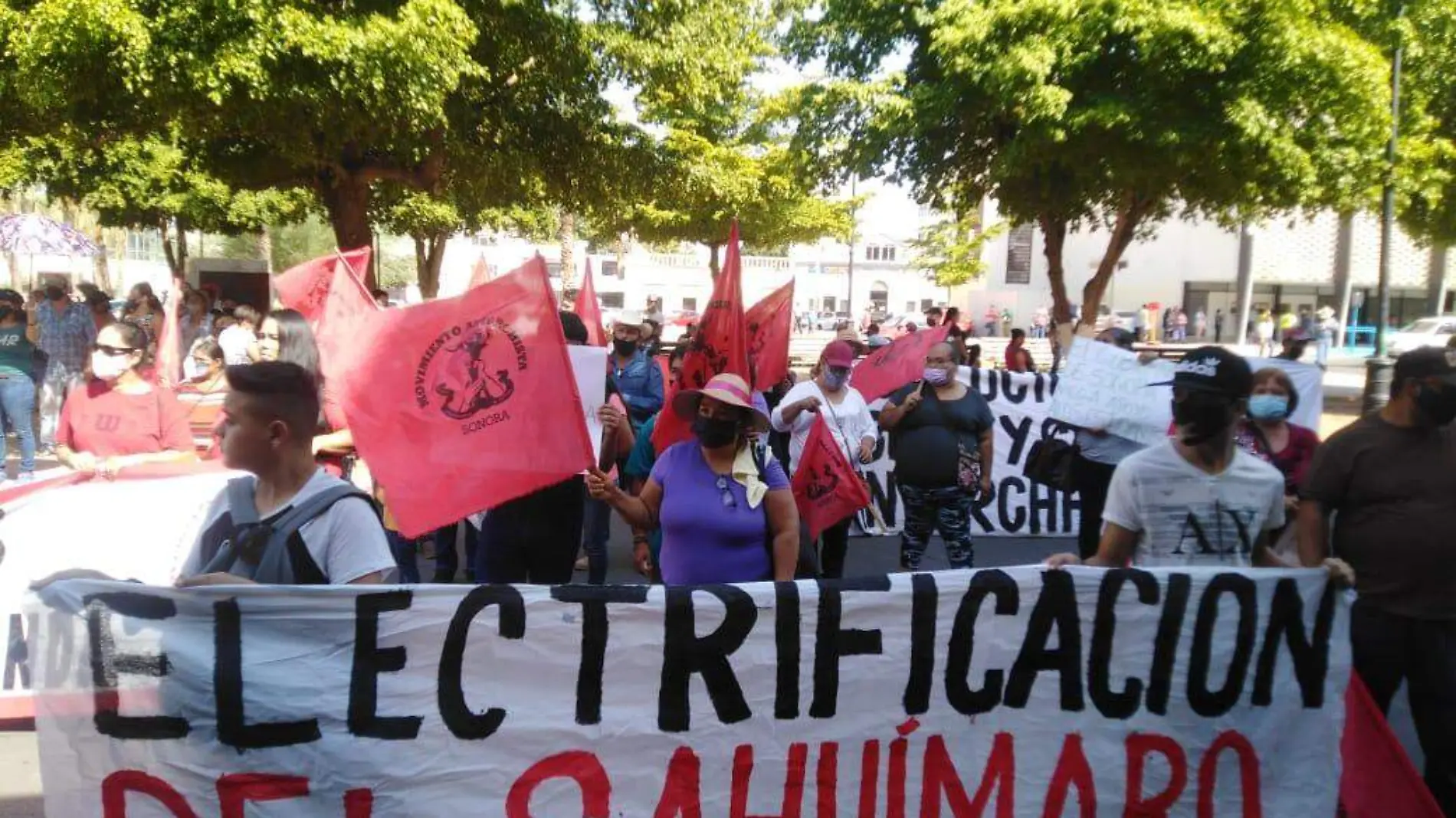 Manifestación Antorcha campesina en Palacio Municipal (3)